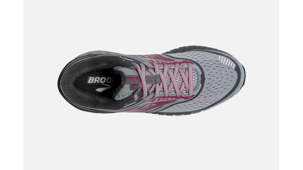 Brooks Ariel 18 Womens Road Running Shoes, Grey/Grey/Pink, 6 US, Extra Wide, 1202712E091.060
