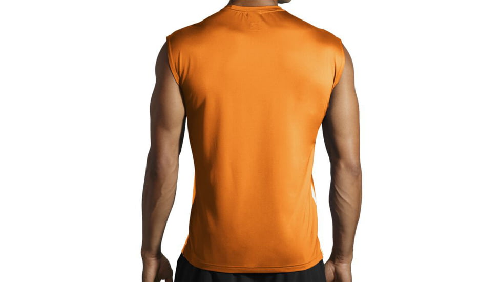 Brooks Atmosphere Sleeveless 2.0 - Mens, Marigold/Sun Glow, S, 211447867.025