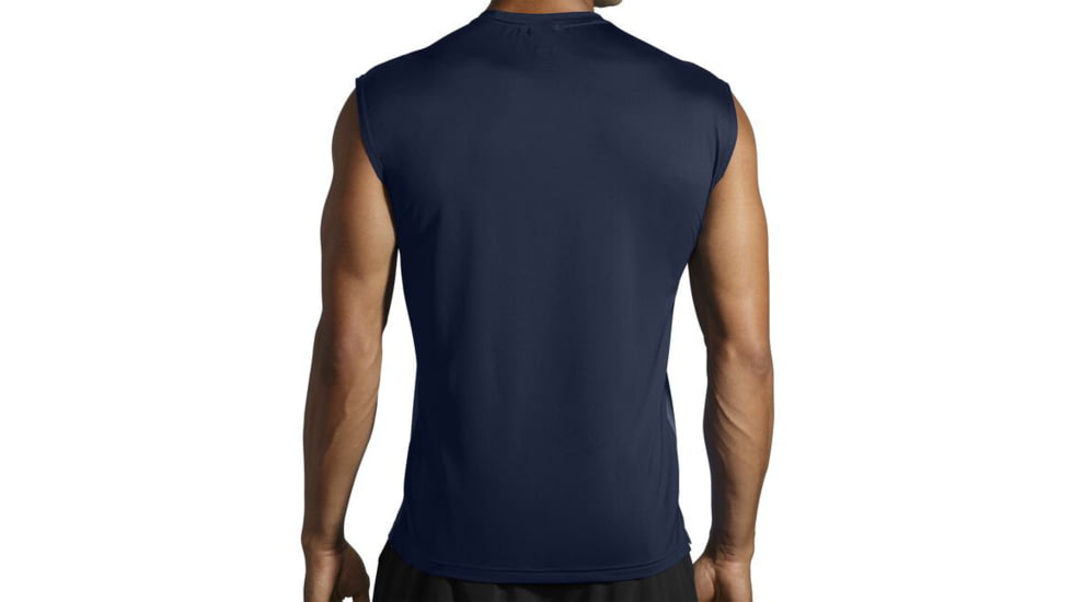 Brooks Atmosphere Sleeveless 2.0 - Mens, Navy, XXL, 211447451.045