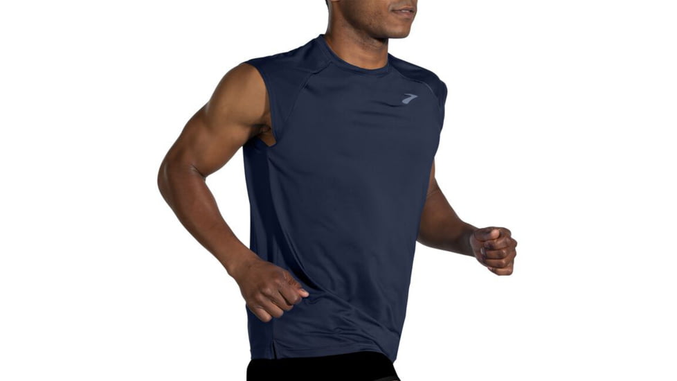 Brooks Atmosphere Sleeveless 2.0 - Mens, Navy, XXL, 211447451.045