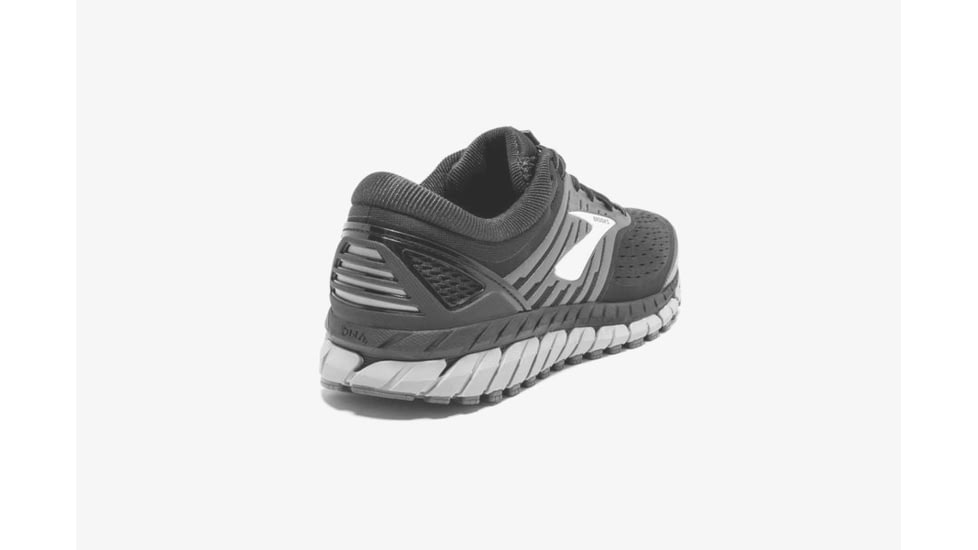Brooks Beast 18 Mens Road Running Shoes, Black/Grey/Silver, 14 US, Medium, 1102821D004.140