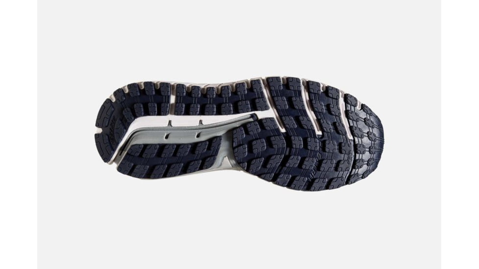 Brooks Beast 18 Mens Road Running Shoes, Grey/Navy/White, 8 US, Wide, 1102822E015.080