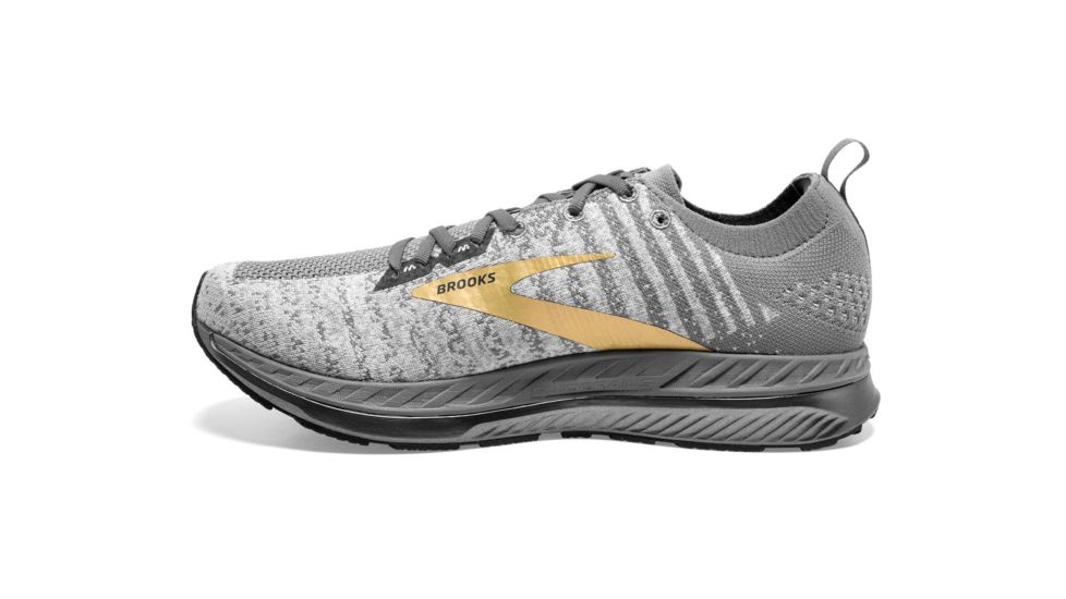 Brooks Bedlam 2 Road Running Shoe - Mens, Grey/White/Gold, 12D, 1103081D091.120