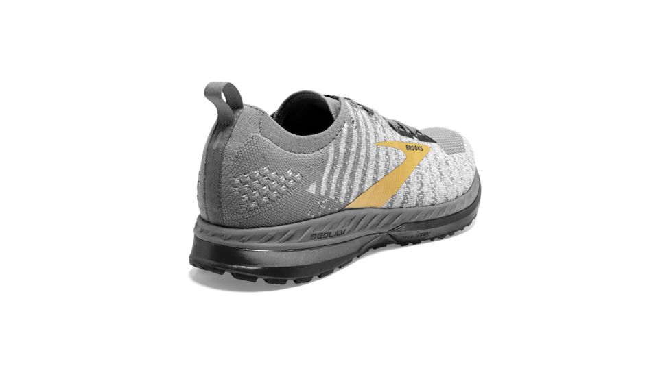 Brooks Bedlam 2 Road Running Shoe - Mens, Grey/White/Gold, 12D, 1103081D091.120