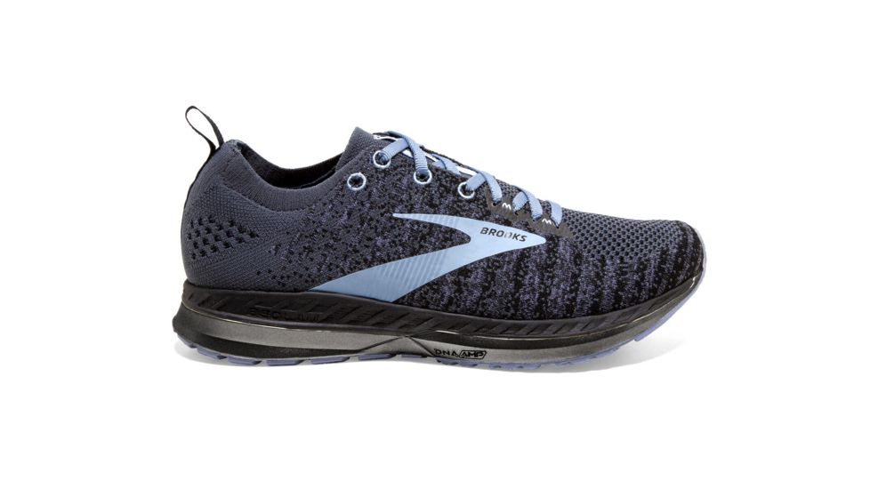 Brooks Bedlam 2 Road Running Shoe - Womens, Black/Grey/Kentucky Blue, 9B, 1202971B004.090