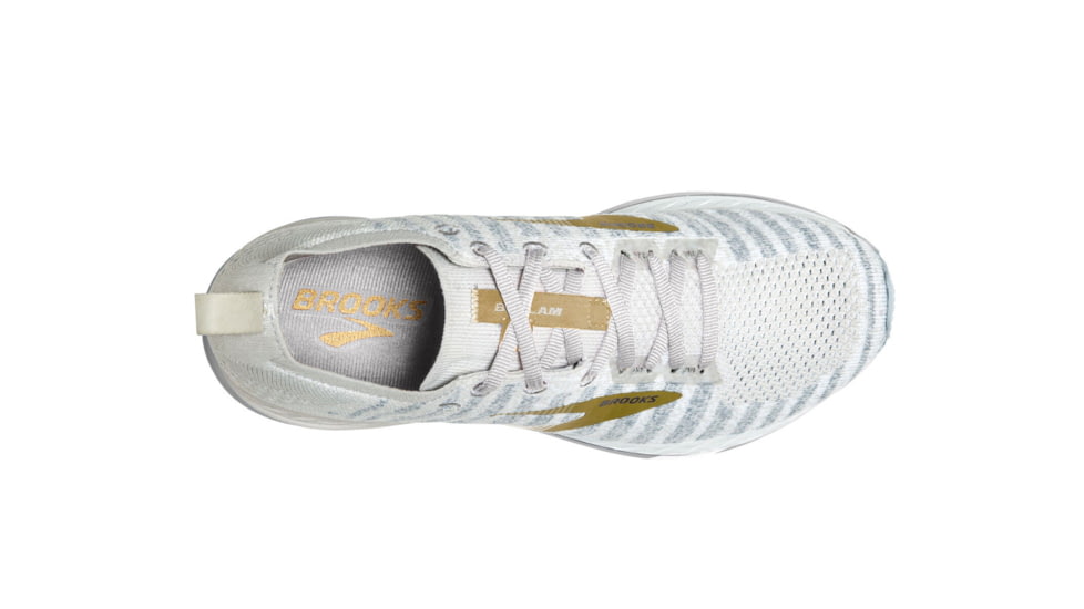 Brooks Bedlam 2 Road Running Shoe - Womens, White/Grey/Gold, 7B, 1202971B164.070