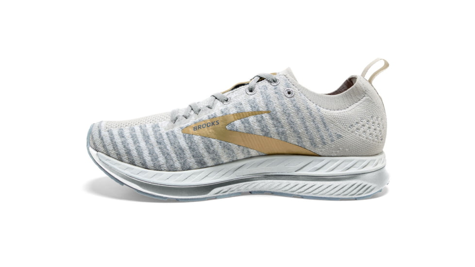 Brooks Bedlam 2 Road Running Shoe - Womens, White/Grey/Gold, 7B, 1202971B164.070
