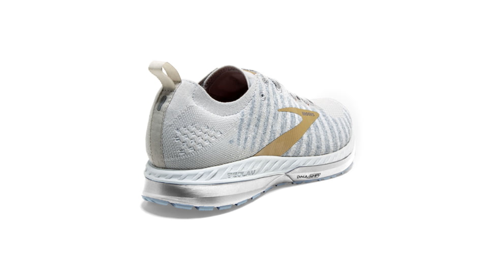 Brooks Bedlam 2 Road Running Shoe - Womens, White/Grey/Gold, 7B, 1202971B164.070