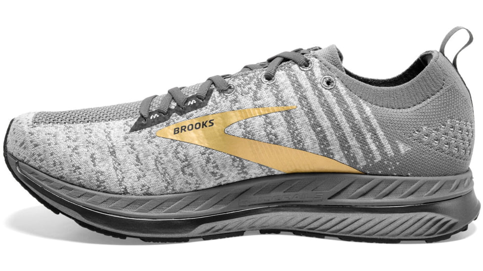 Brooks Bedlam 2 Road Running Shoes - Mens, Grey/White/Gold, 12D, 1103081D091.120