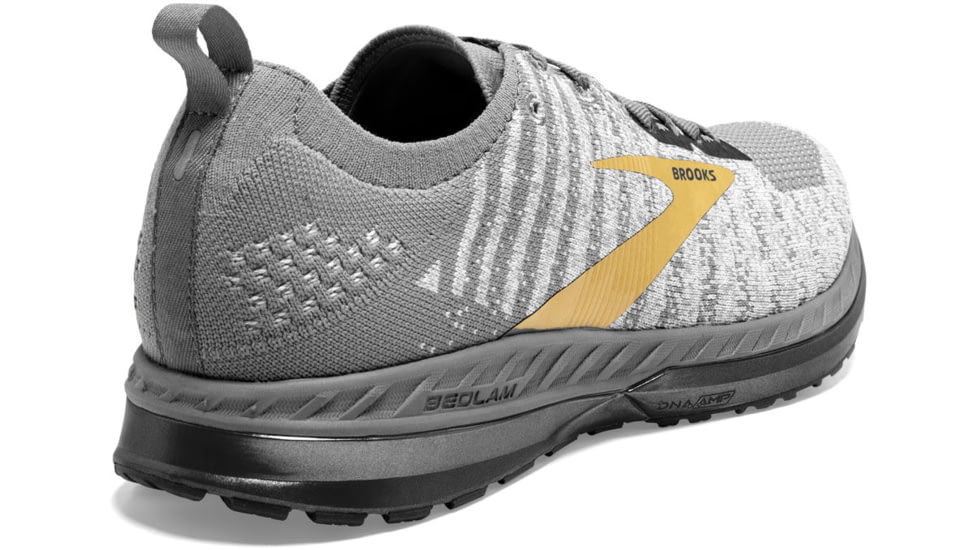 Brooks Bedlam 2 Road Running Shoes - Mens, Grey/White/Gold, 12D, 1103081D091.120