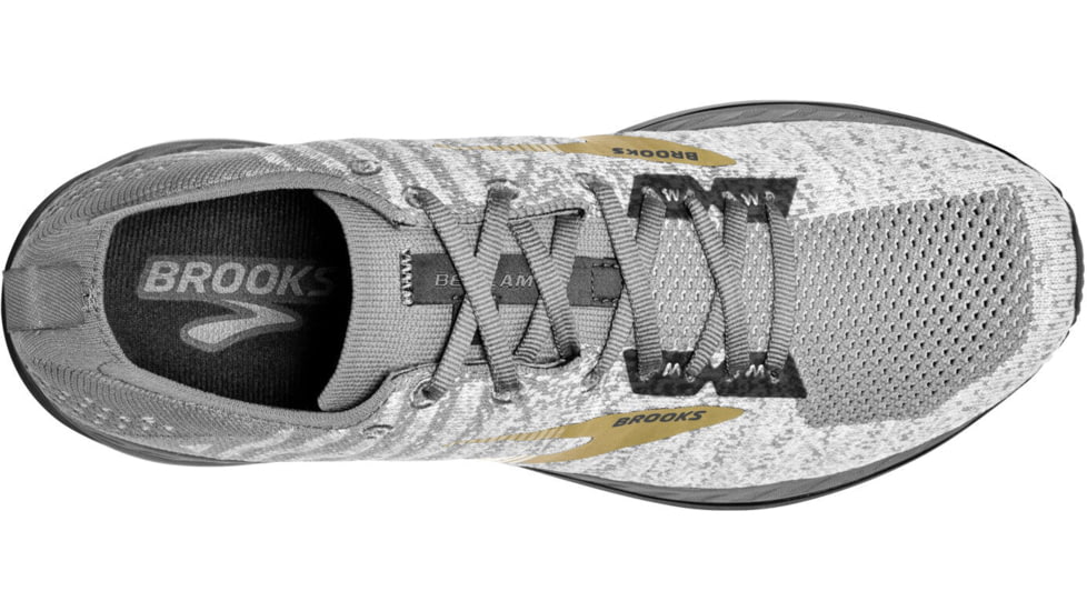 Brooks Bedlam 2 Road Running Shoes - Mens, Grey/White/Gold, 12D, 1103081D091.120
