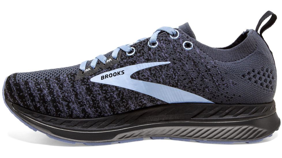 Brooks Bedlam 2 Road Running Shoes - Womens, Black/Grey/Kentucky Blue, 9B, 1202971B004.090