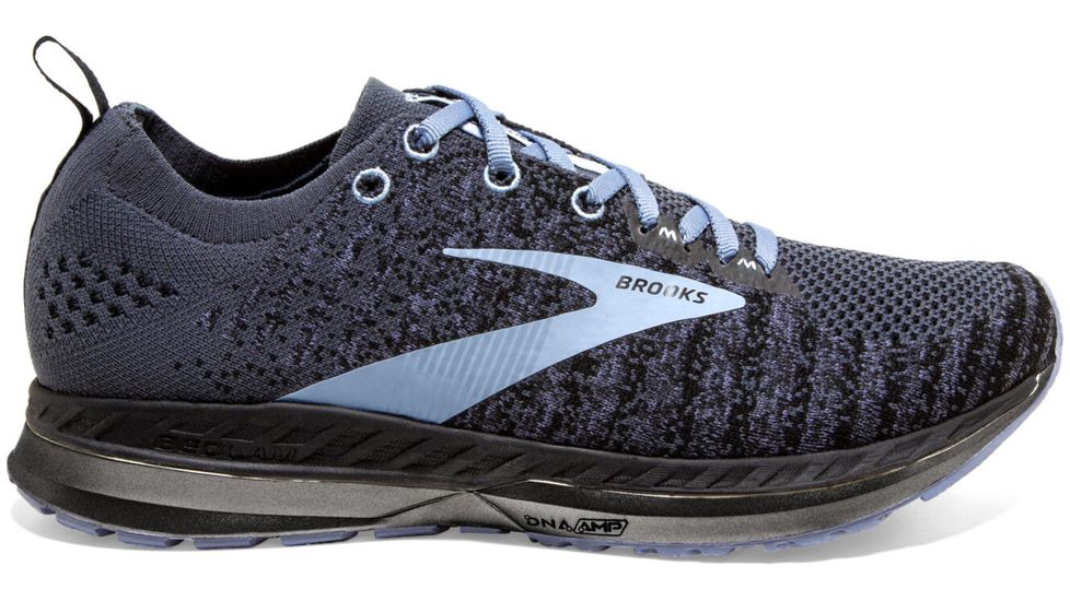 Brooks Bedlam 2 Road Running Shoes - Womens, Black/Grey/Kentucky Blue, 9B, 1202971B004.090
