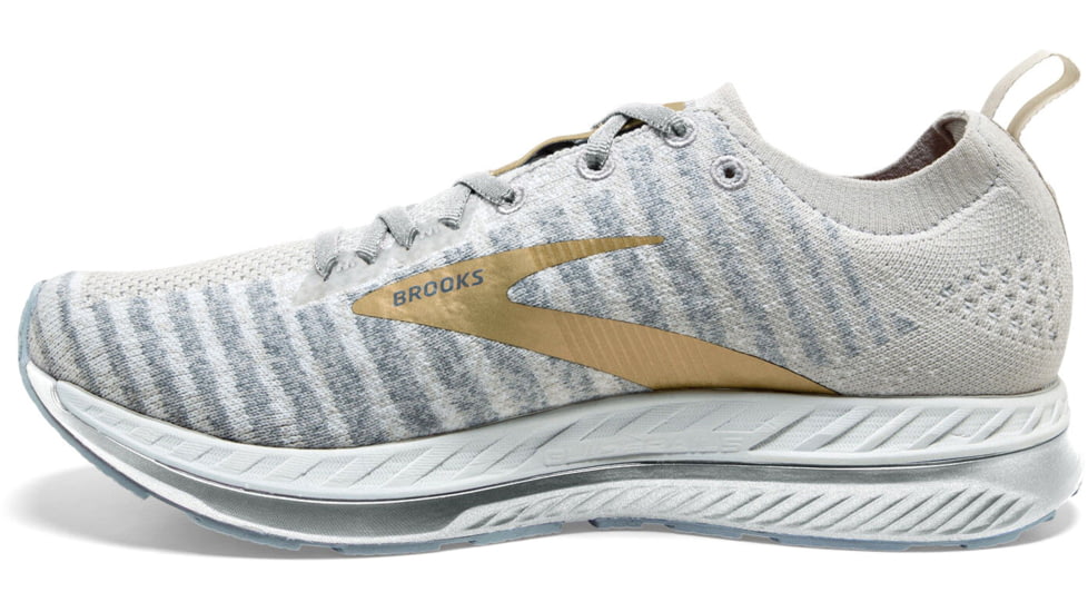 Brooks Bedlam 2 Road Running Shoes - Womens, White/Grey/Gold, 7B, 1202971B164.070