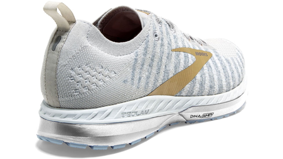 Brooks Bedlam 2 Road Running Shoes - Womens, White/Grey/Gold, 7B, 1202971B164.070