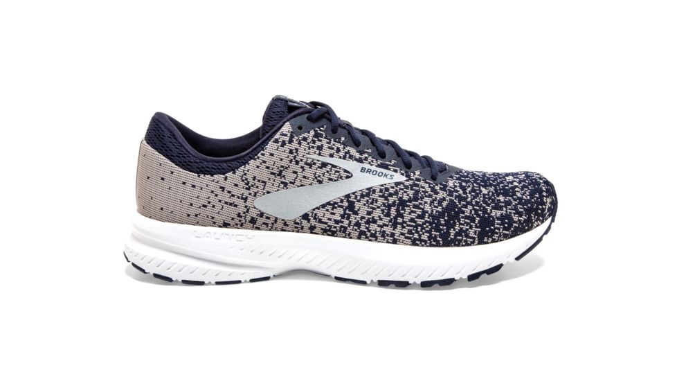 Brooks BTS Launch 6 - Mens, Grey/Peacoat/Silver, 9, 1102971D098.090