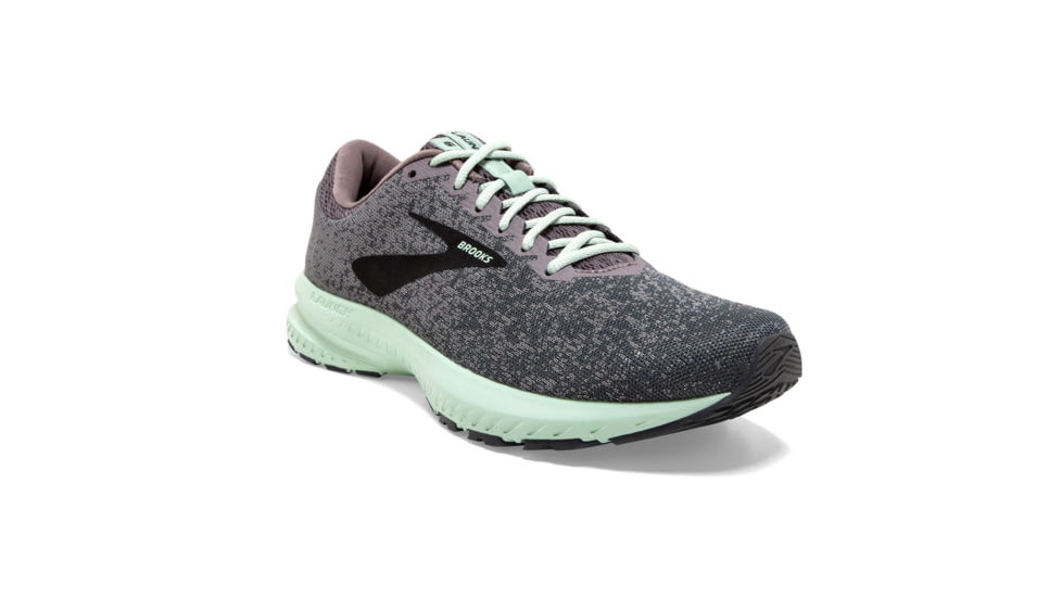 Brooks BTS Launch 6 Road Running Shoes - Womens, Shark/Aqua/Ebony, 9, 1202851B011.090