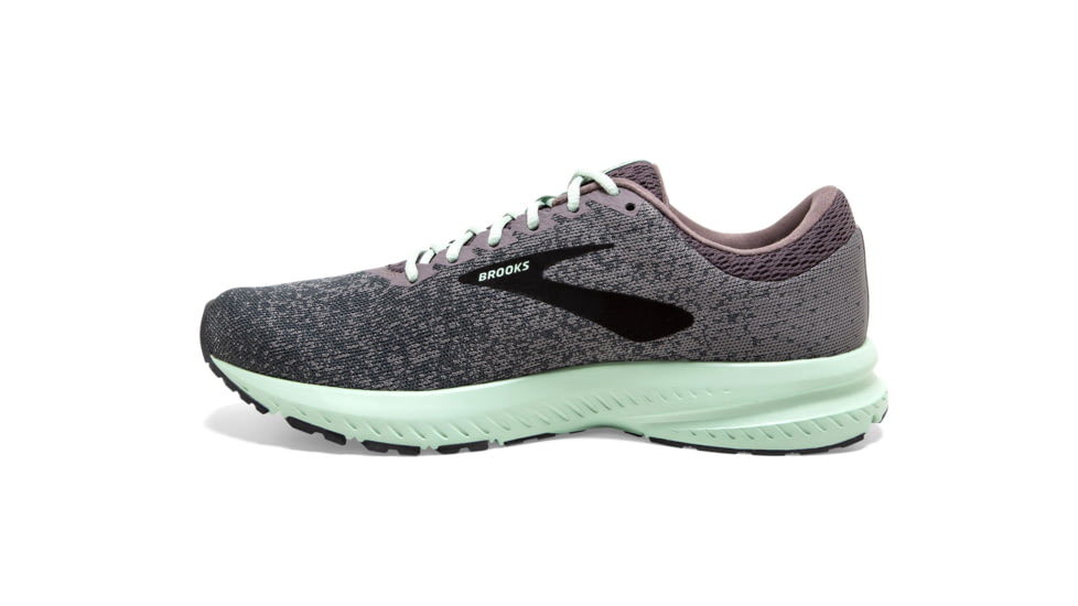 Brooks BTS Launch 6 Road Running Shoes - Womens, Shark/Aqua/Ebony, 9, 1202851B011.090