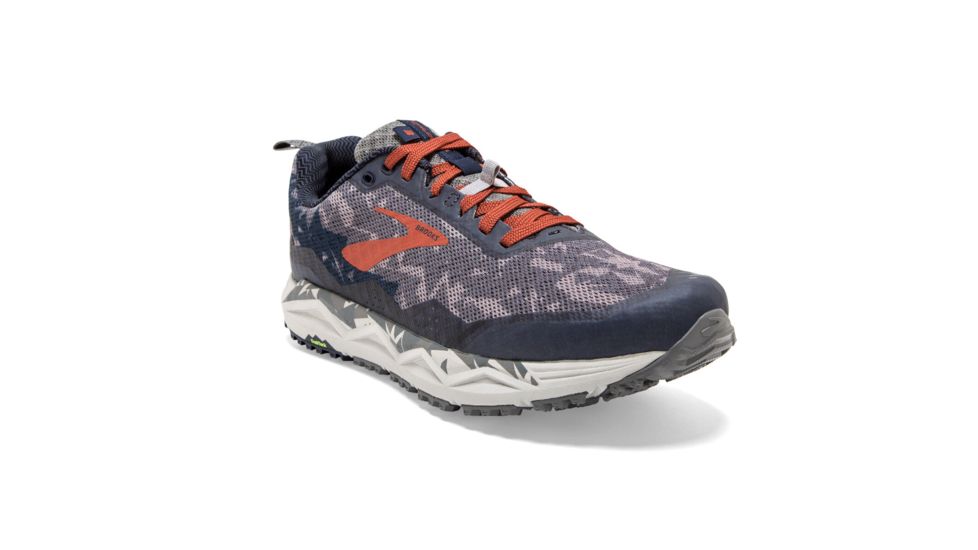 Brooks Caldera 3 - Mens, Grey/Brick/Navy, Medium, 10.5, 1102951D096.105