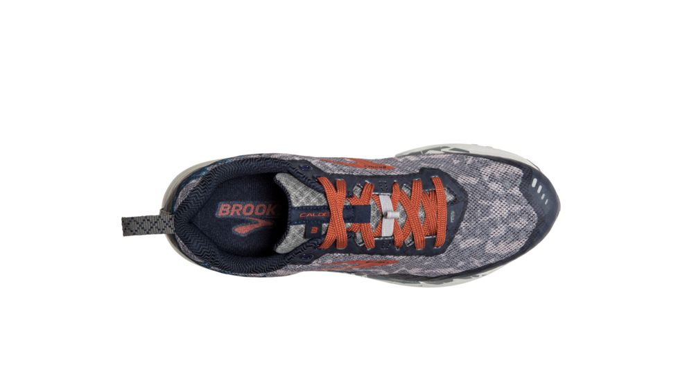 Brooks Caldera 3 - Mens, Grey/Brick/Navy, Medium, 10.5, 1102951D096.105