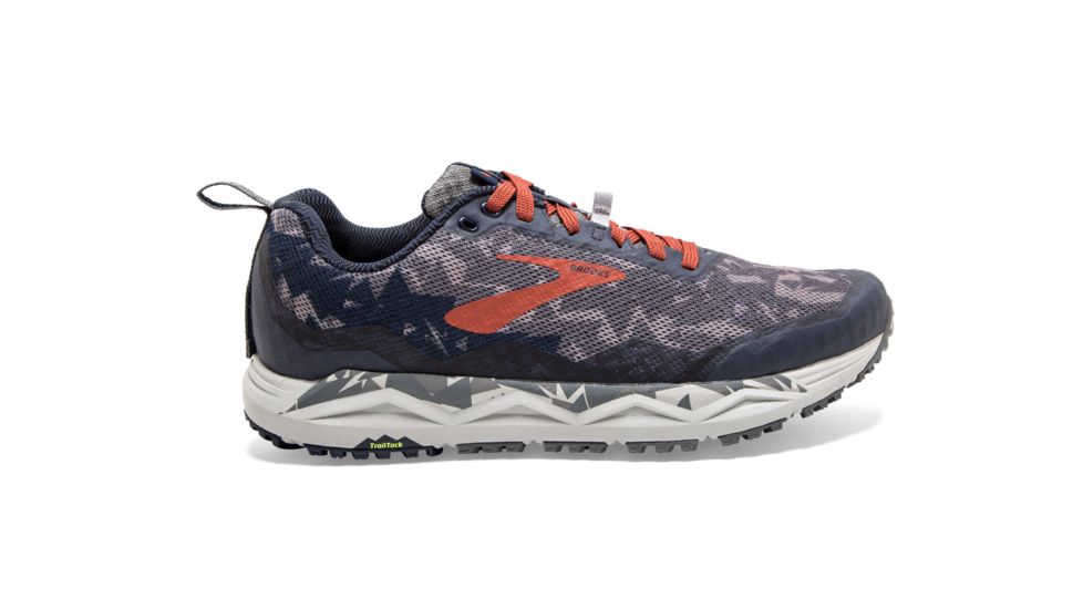 Brooks Caldera 3 - Mens, Grey/Brick/Navy, Medium, 10.5, 1102951D096.105