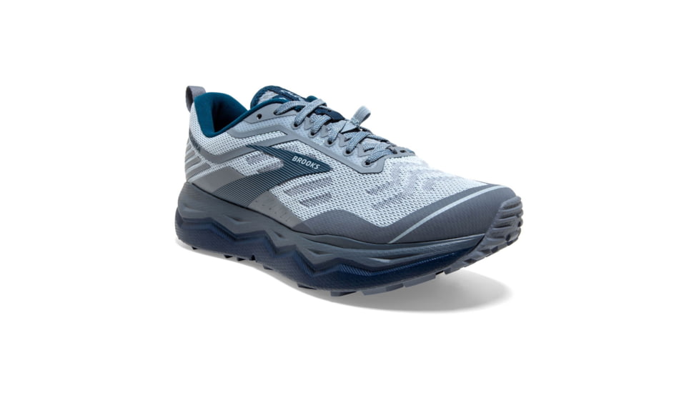 Brooks Caldera 4 Trailrunning Shoe - Mens, Blue Fog/Poseidon/Grey, 10.5D, 1103281D434.105