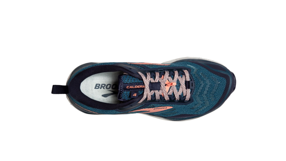 Brooks Caldera 4 Trailrunning Shoes - Womens, Blue/Peacoat/Desert Flower, 7.5B, 1203161B456.075