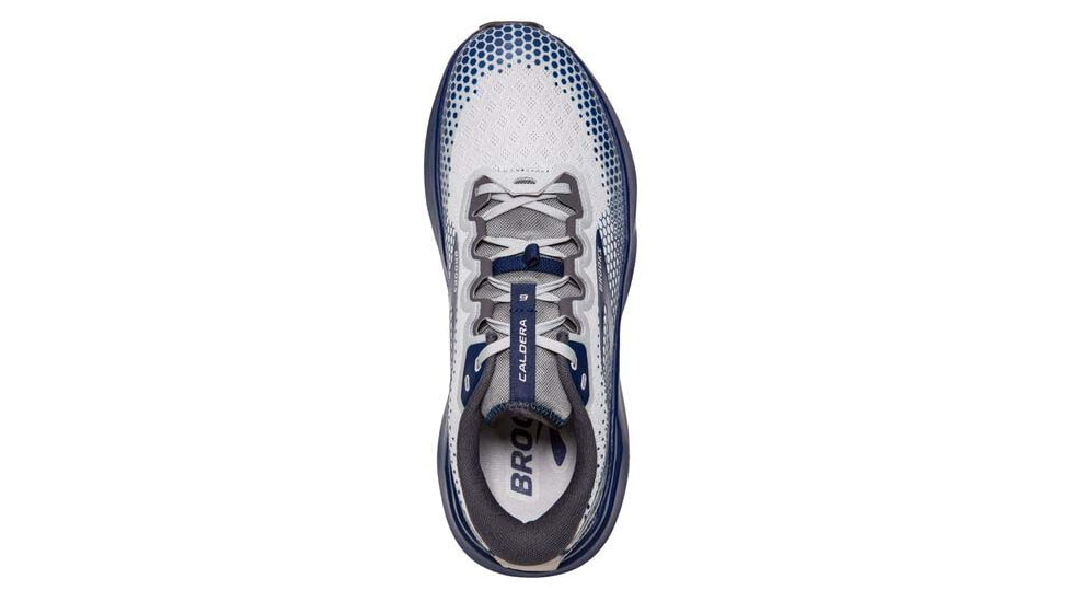 Brooks Caldera 6 Running Shoes - Mens, Oyster/Blue Depths/Pearl, 7.5, 1103791D071.075