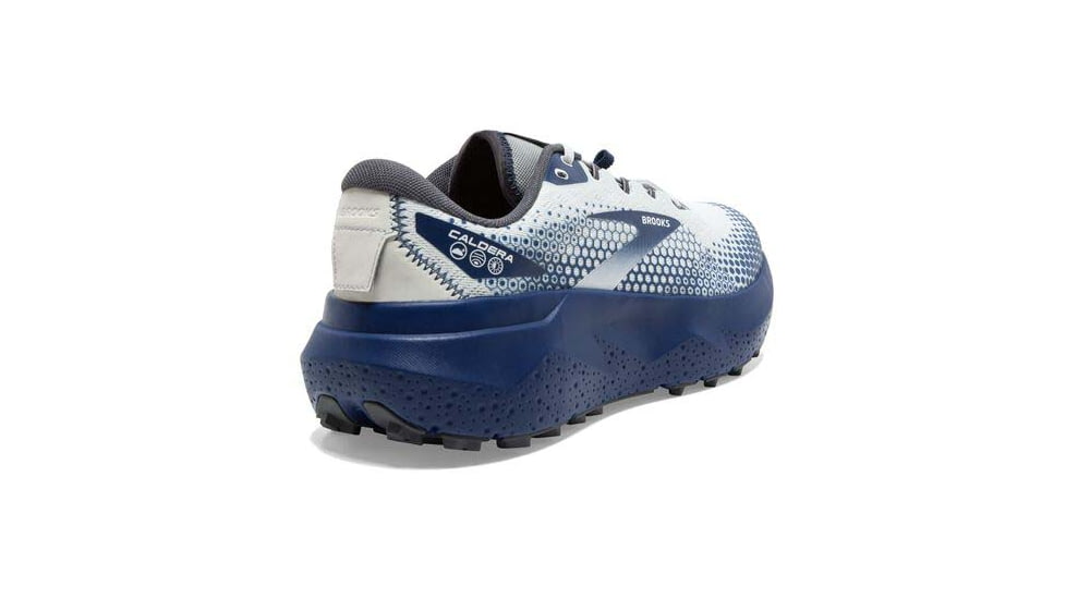 Brooks Caldera 6 Running Shoes - Mens, Oyster/Blue Depths/Pearl, 7.5, 1103791D071.075