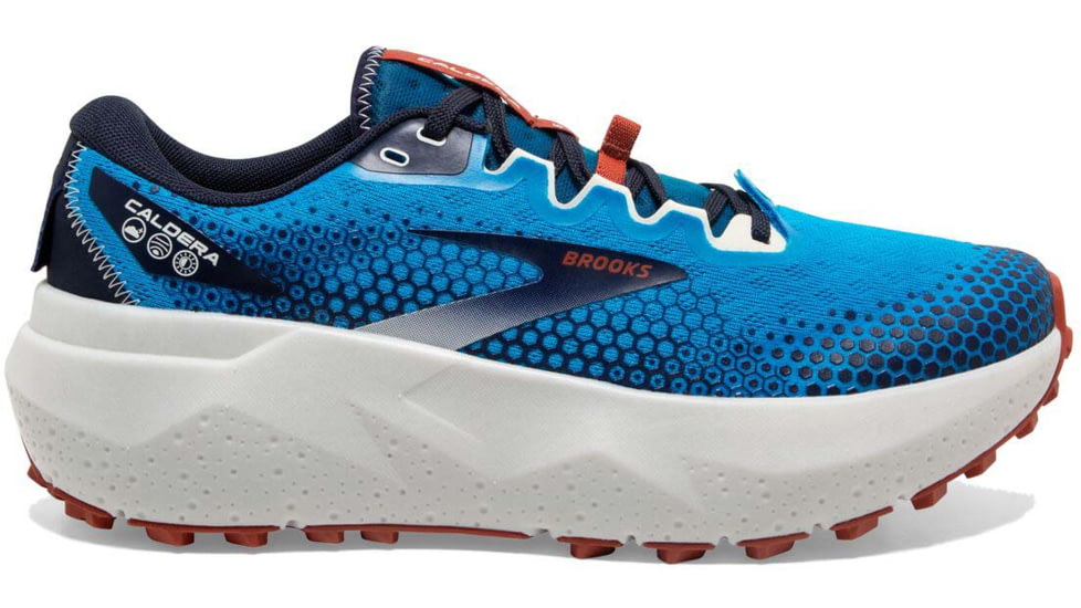 Brooks Caldera 6 Running Shoes - Mens, Peacoat/Atomic Blue/Rooibos, 10.0, 1103791D490.100