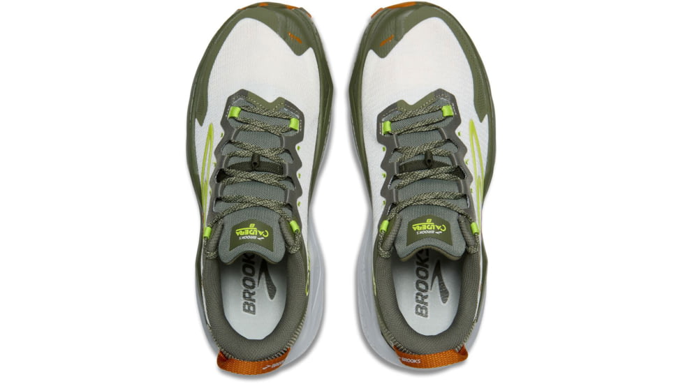 Brooks Caldera 8 Trailrunning Shoes - Mens, Dusty Olive/Lime/Oyster, 8.5, 1D, 1104401D314.085