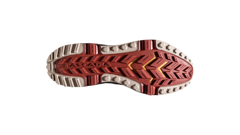 Brooks Cascadia 13 GTX Trail Running Shoes - Mens, Black/Red/Tan, Medium, 13 US, 1102841D037.130