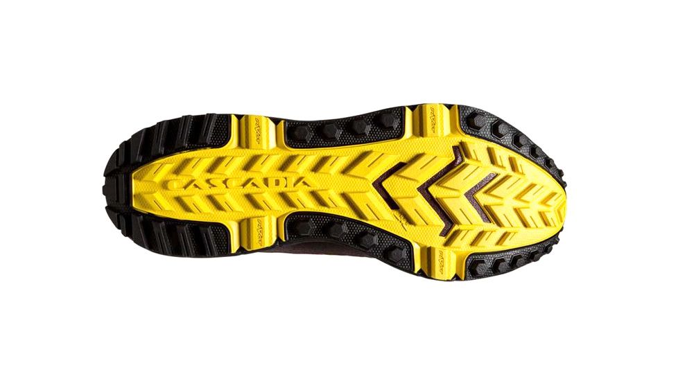 Brooks Cascadia 13 Trail Running Shoes - Mens, Red/Yellow/Black, Medium, 8 US, 1102851D634.080