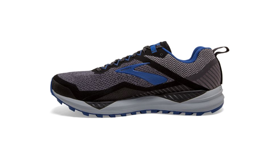 Brooks Cascadia 14 GTX - Mens, Black/Grey/Blue, Medium, 8.0, 1103091D053.080