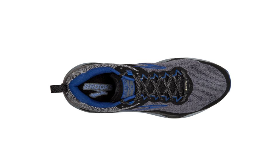 Brooks Cascadia 14 GTX - Mens, Black/Grey/Blue, Medium, 8.0, 1103091D053.080