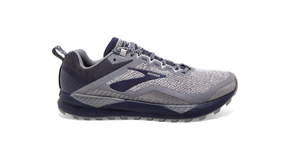 Brooks Cascadia 14 - Mens, Grey/Navy, Medium, 13.0, 1103101D020.130