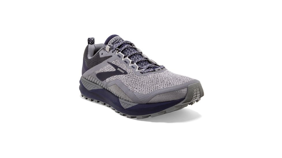 Brooks Cascadia 14 - Mens, Grey/Navy, Wide, 10.5, 1103102E020.105