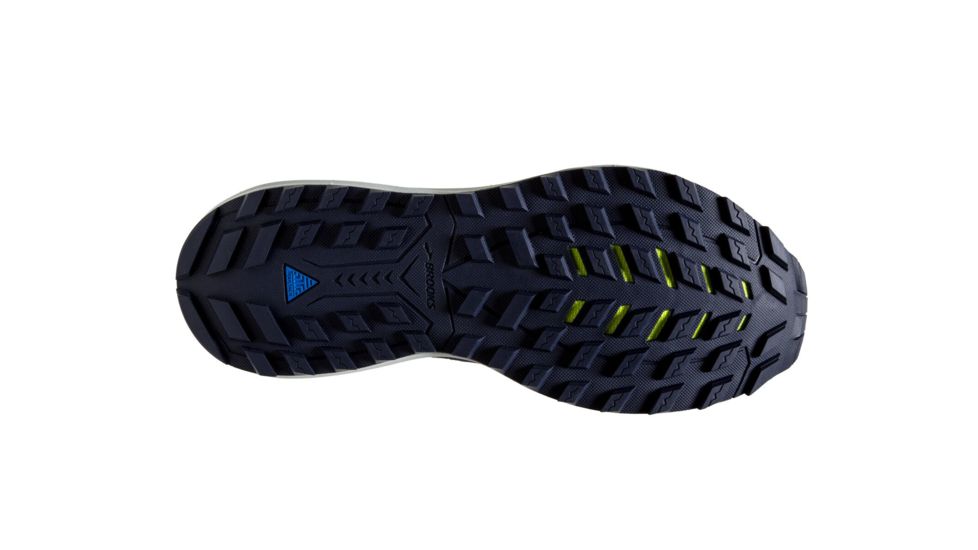 Brooks Cascadia 14 - Mens, Navy/Blue Grass/Grey, Medium, 8.0, 1103101D478.080