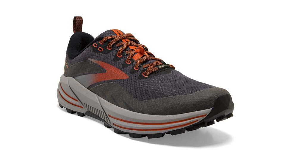 Brooks Cascadia 16 GTX Running Shoes - Mens, Black/Ebony/Cinnabar, 11.0, 1103771D060.110