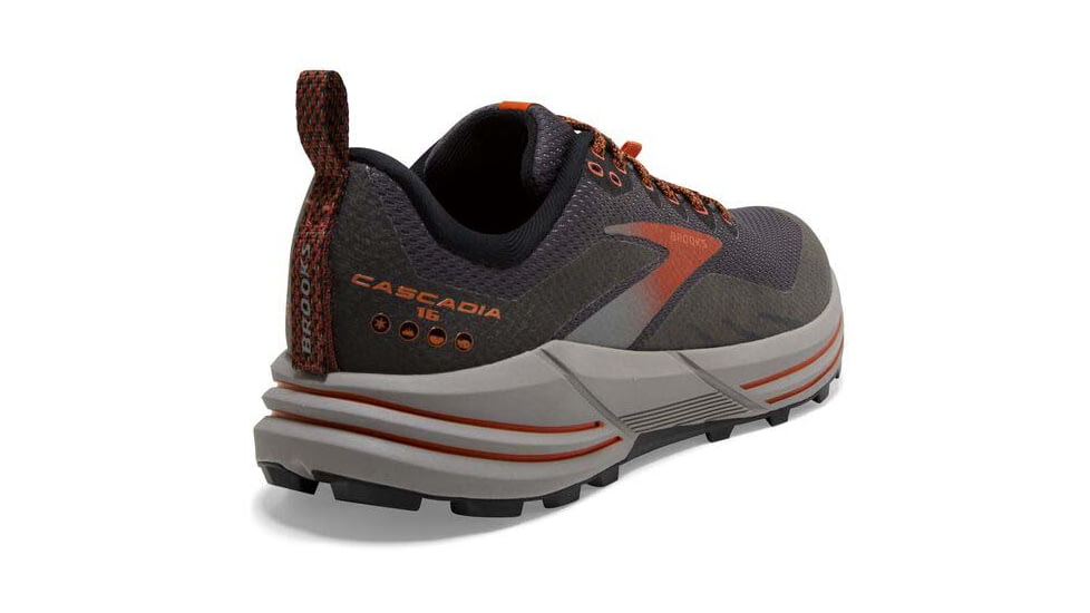 Brooks Cascadia 16 GTX Running Shoes - Mens, Black/Ebony/Cinnabar, 11.0, 1103771D060.110