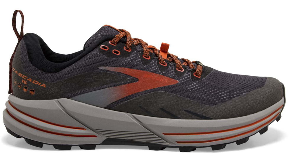 Brooks Cascadia 16 GTX Running Shoes - Mens, Black/Ebony/Cinnabar, 11.0, 1103771D060.110