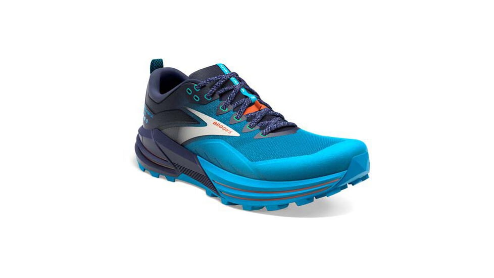 Brooks Cascadia 16 Running Shoes - Mens, Peacoat/Atomic Blue/Rooibos, 11.5, 1103761D490.115