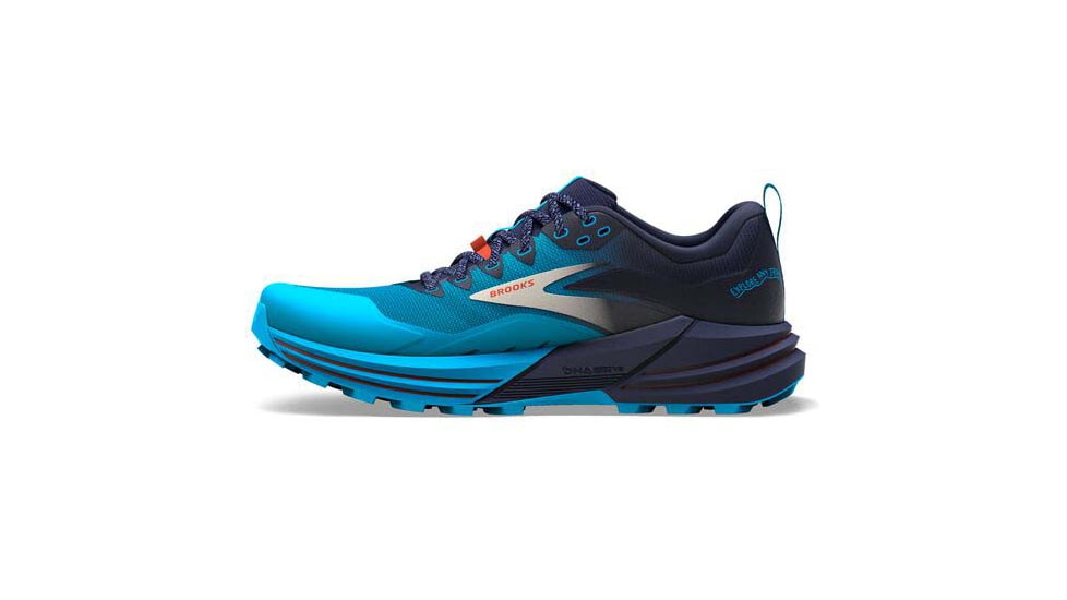Brooks Cascadia 16 Running Shoes - Mens, Peacoat/Atomic Blue/Rooibos, 11.5, 1103761D490.115