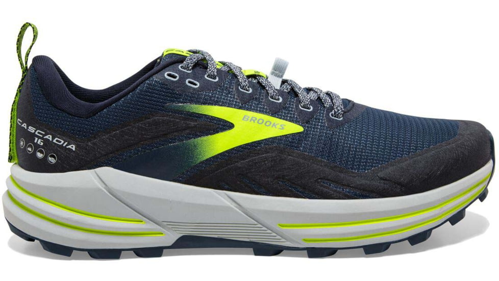 Brooks Cascadia 16 Running Shoes - Mens, Titan/Peacoat/Nightlife, 11.0, 1103761D411.110