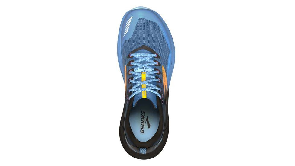 Brooks Cascadia 16 Running Shoes - Womens, Medium, Blue/Black/Yellow, 7.5, 1203631B414.075