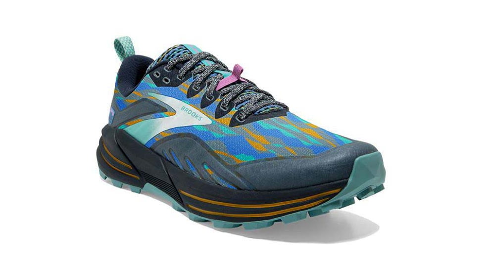 Brooks Cascadia 16 Running Shoes - Womens, Medium, Eclipse/Marina/Chalk, 7.5, 1203631B427.075
