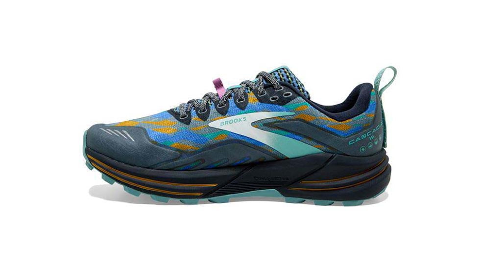 Brooks Cascadia 16 Running Shoes - Womens, Medium, Eclipse/Marina/Chalk, 7.5, 1203631B427.075