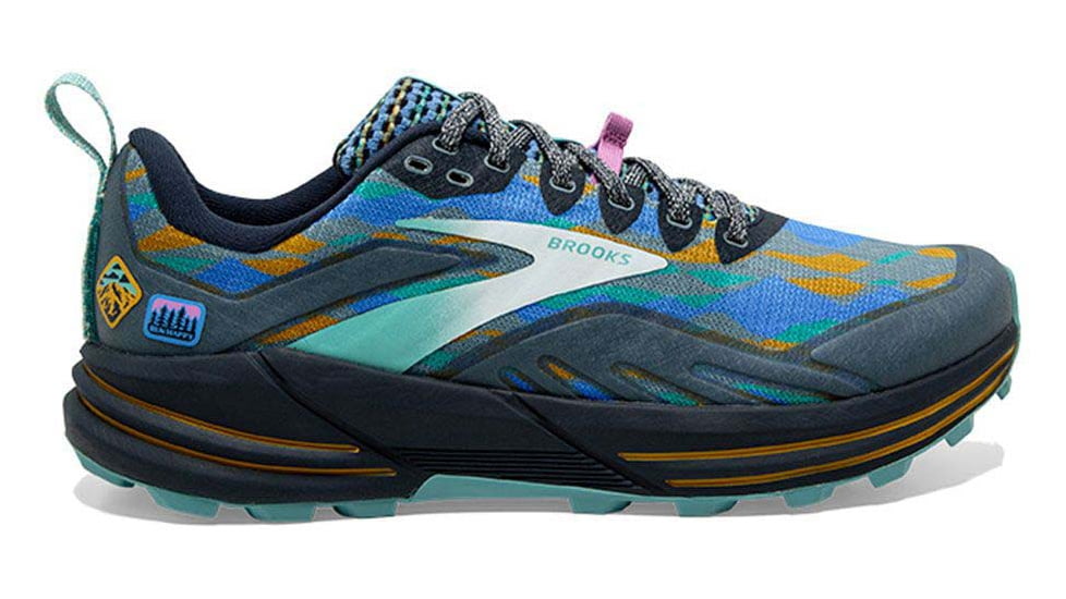 Brooks Cascadia 16 Running Shoes - Womens, Medium, Eclipse/Marina/Chalk, 7.5, 1203631B427.075