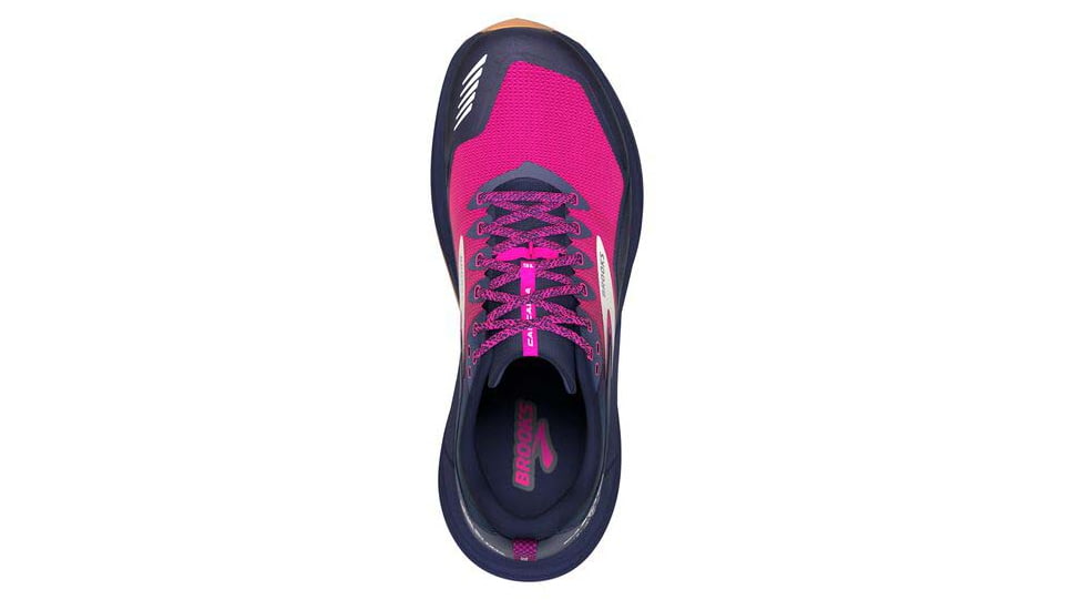 Brooks Cascadia 16 Running Shoes - Womens, Medium, Peacoat/Pink/Biscuit, 7.0, 1203631B425.070