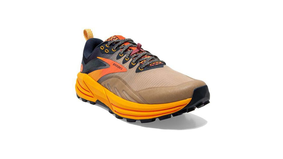 Brooks Cascadia 16 Running Shoes - Womens, Medium, Zinnia/Eclipse/Nomad, 9.0, 1203631B758.090
